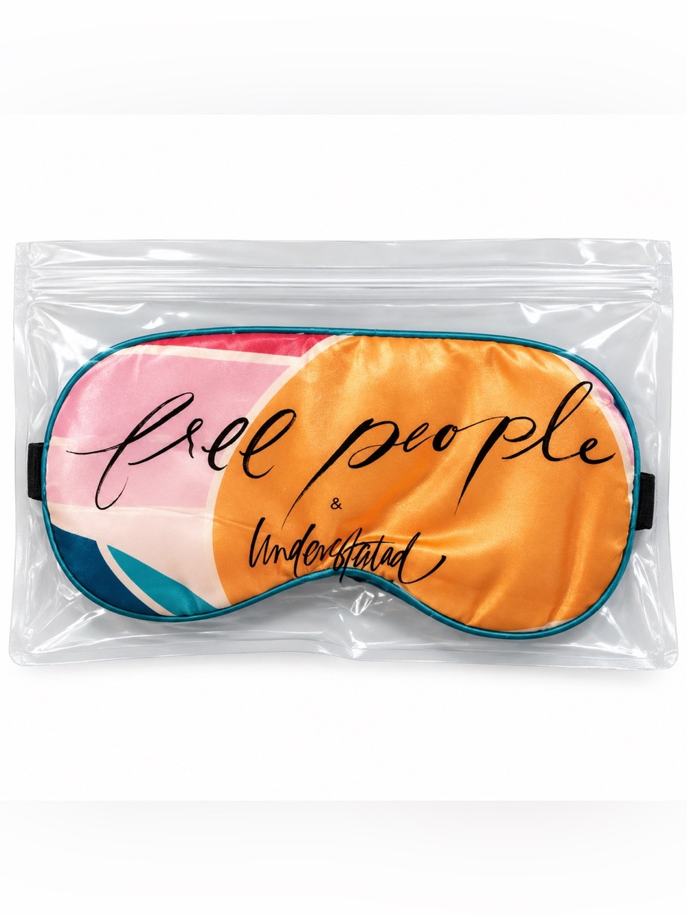 Free people colorful satin sleep mask.